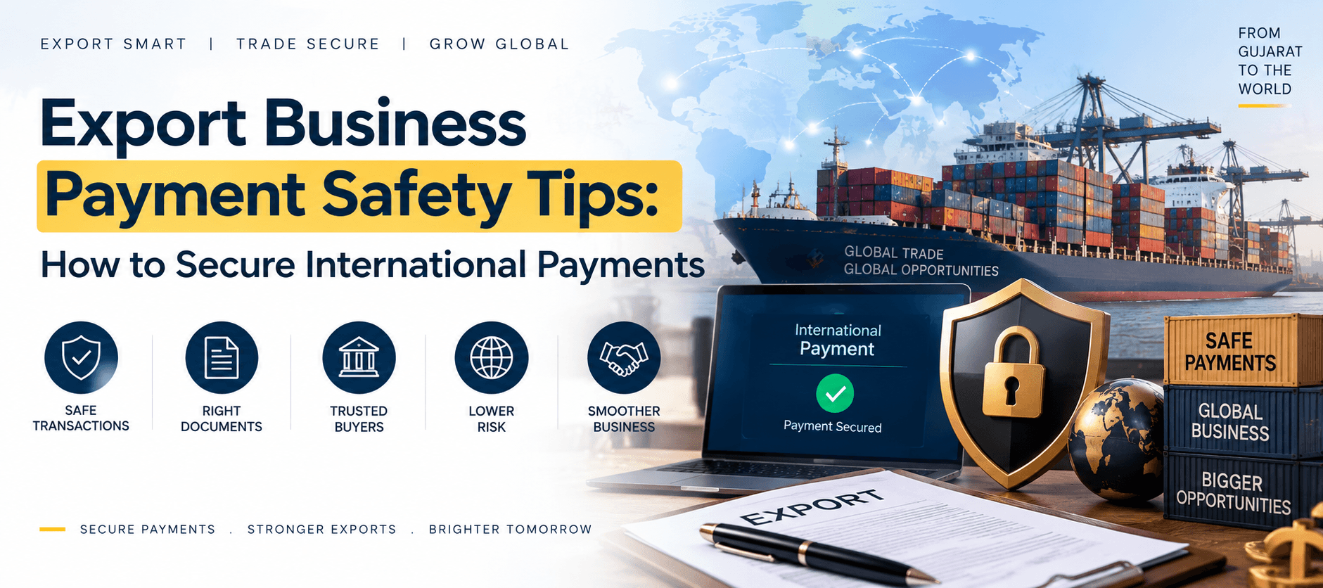 Export business payment safety tips for Indian exporters — how to secure international payments and avoid fraud